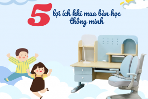 5 LỢI ÍCH KHI MUA BÀN GHẾ THÔNG MINH CHO CON