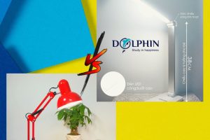 So sánh đèn học chống cận Dolphin và đèn học thông thường