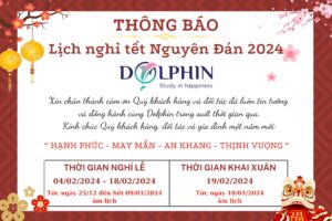 THÔNG BÁO LỊCH NGHỈ TẾT NGUYÊN ĐÁN 2024