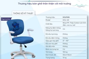 Dáng nhỏ, chất riêng – Ghế G3 làm chủ không gian học tập